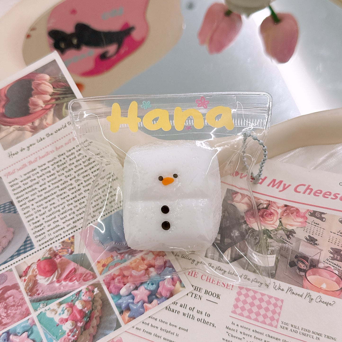 冬の雪だるまシリーズ 手作り高級スクイーズ 食品グレードシリコン ストレス解消スローリバウンド トレンドアクセサリー【全店5,000円以上で送料無料】