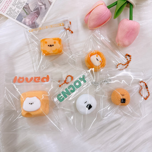 ねずみシリーズ 手作り高級スクイーズ 食品グレードシリコン ストレス解消スローリバウンド トレンドアクセサリー【全店5,000円以上で送料無料】