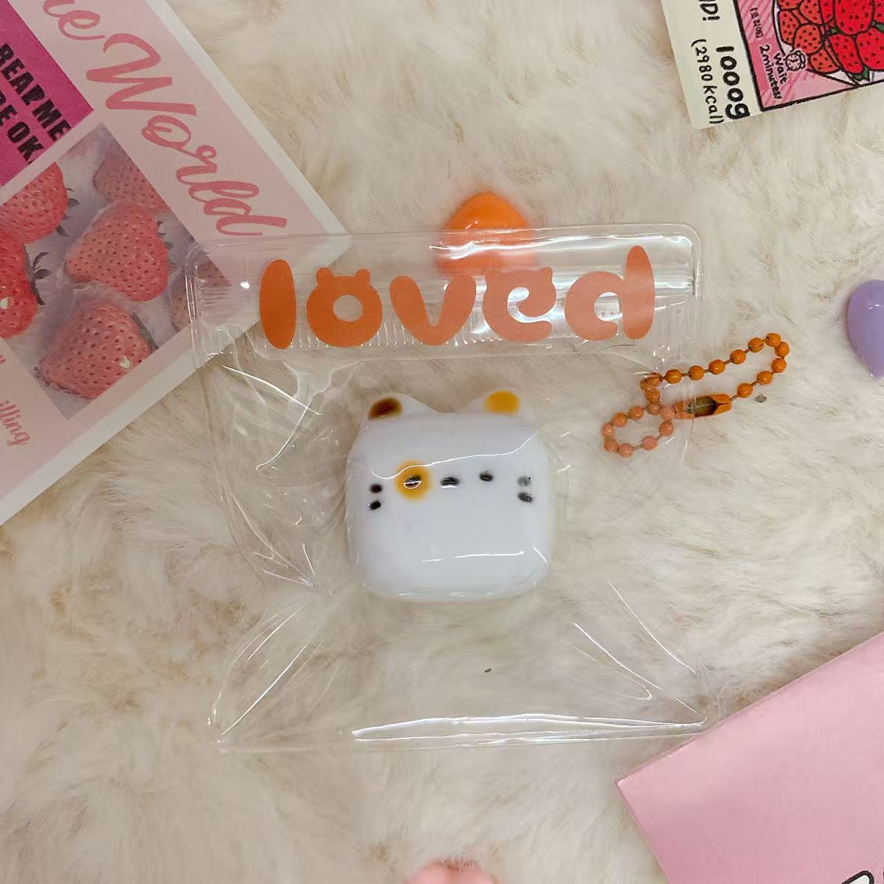 子猫ソフトキャンディ捏々（にんにん） 手作りシリコン ストレス解消 ゆっくり戻る トレンドおもちゃ チャーム【全店5,000円以上で送料無料】