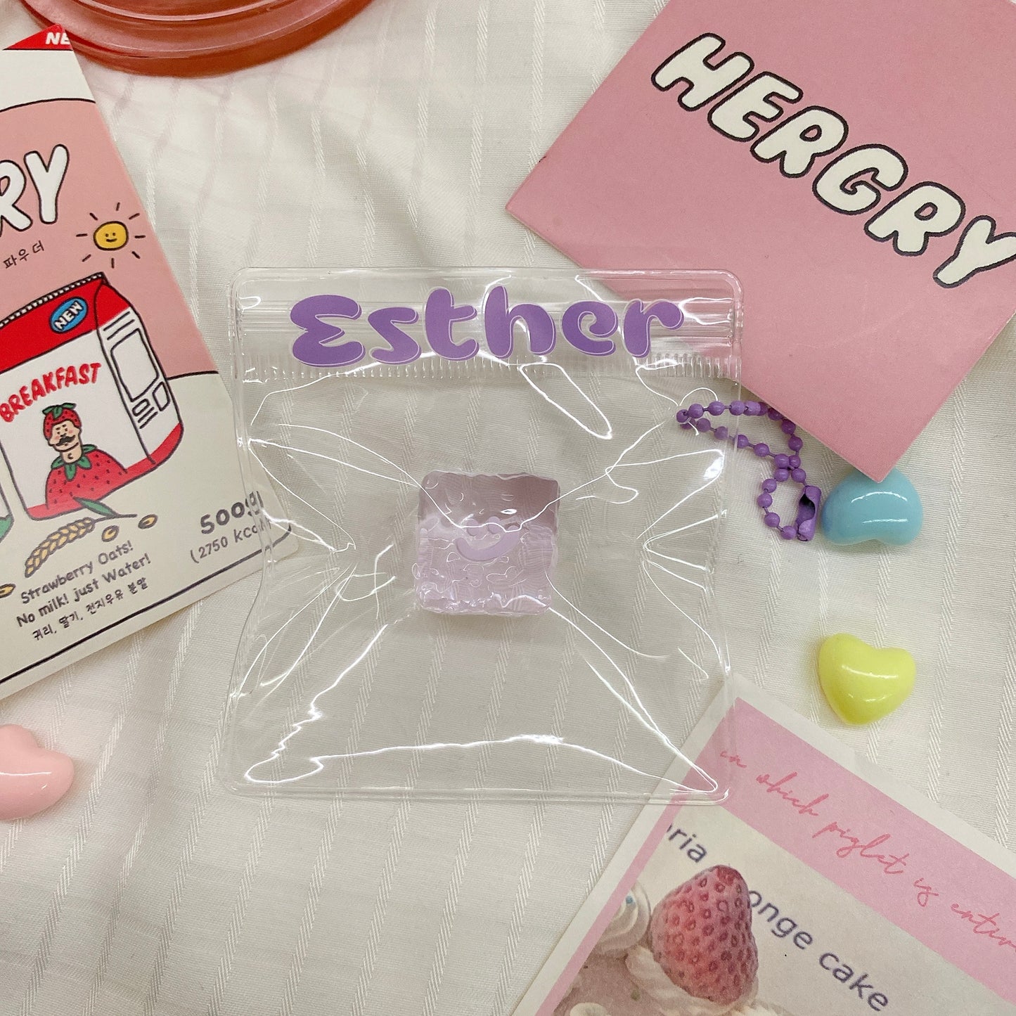 透明レインボー氷ブロック 食品グレードのシリコン製 ぷにぷにストレス解消玩具 ゆっくり戻る回弾 おしゃれなトレンドグッズ・ストラップ【全店5,000円以上で送料無料】