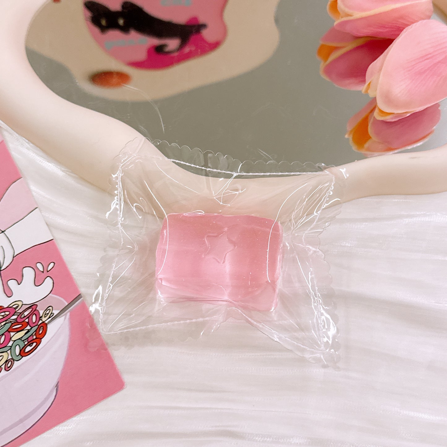 フルーツハードキャンディシリーズ 手作り高級感 スクイーズ 食品グレードシリコン ストレス解消スローリバウンド トレンド玩具【全店5,000円以上で送料無料】