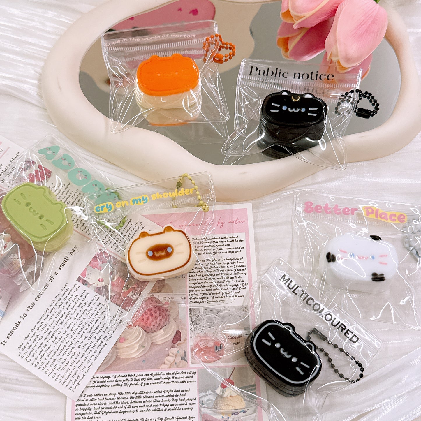 チーズネコ 手作り 食品グレードシリコン スクイーズ ストレス解消 ゆっくり戻り おしゃれチャーム【全店5,000円以上で送料無料】