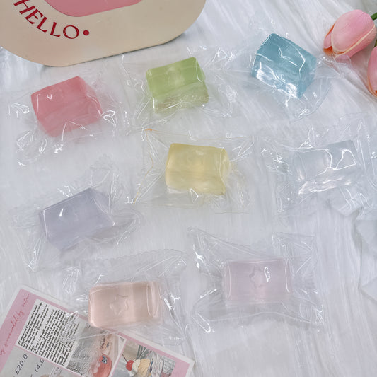 フルーツハードキャンディシリーズ 手作り高級感 スクイーズ 食品グレードシリコン ストレス解消スローリバウンド トレンド玩具【全店5,000円以上で送料無料】