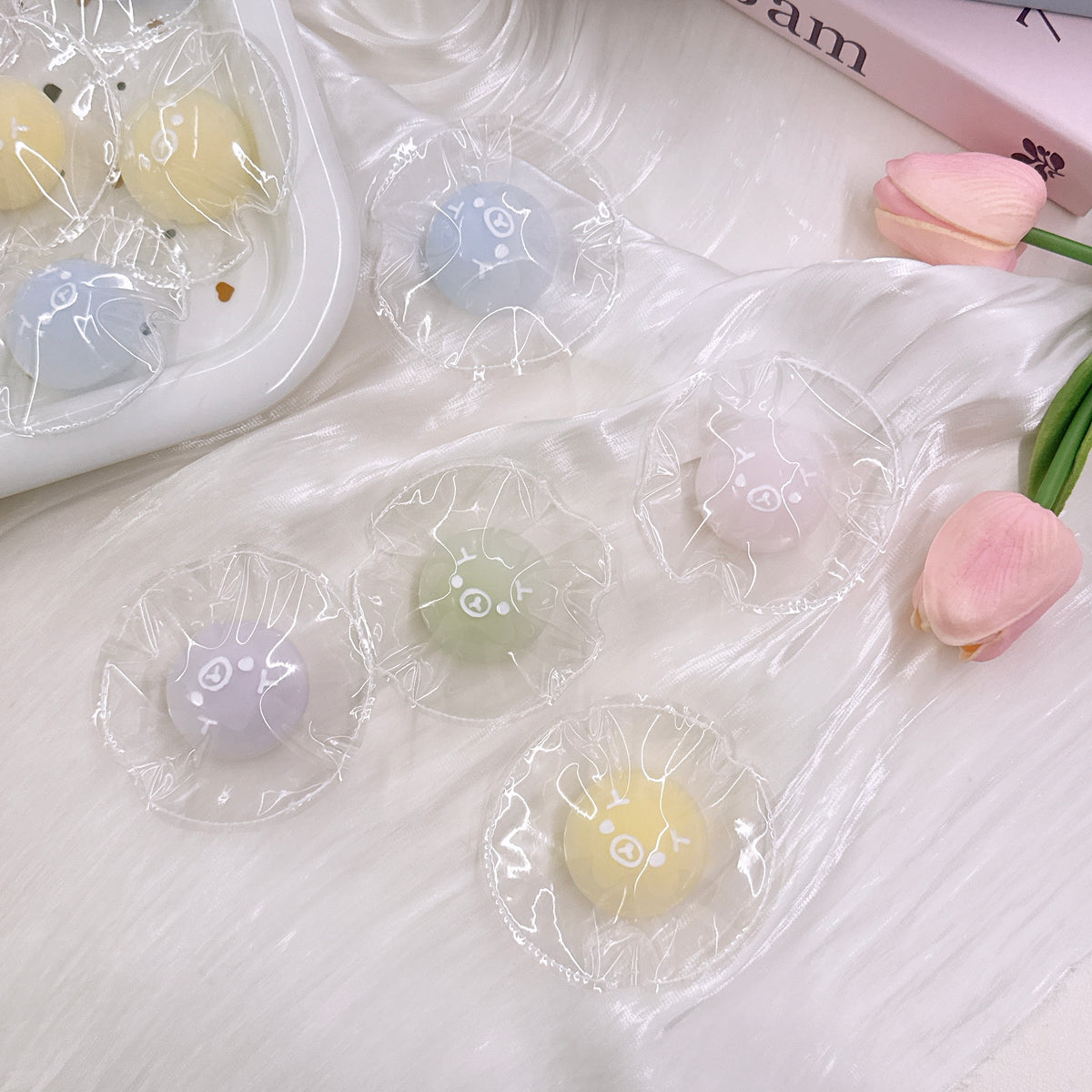リラックマ 餡入りお団子シリーズ 手作りスクイーズ 食品グレードシリコン ストレス解消 遅回弾 トレンドチャーム【全店5,000円以上で送料無料】
