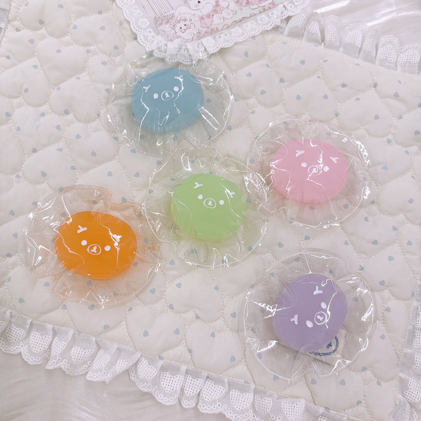 リラックマ フルーツキャンディシリーズ 手作りスクイーズ 食品級シリコン 癒しスローリターン トレンドおもちゃチャーム【全店5,000円以上で送料無料】