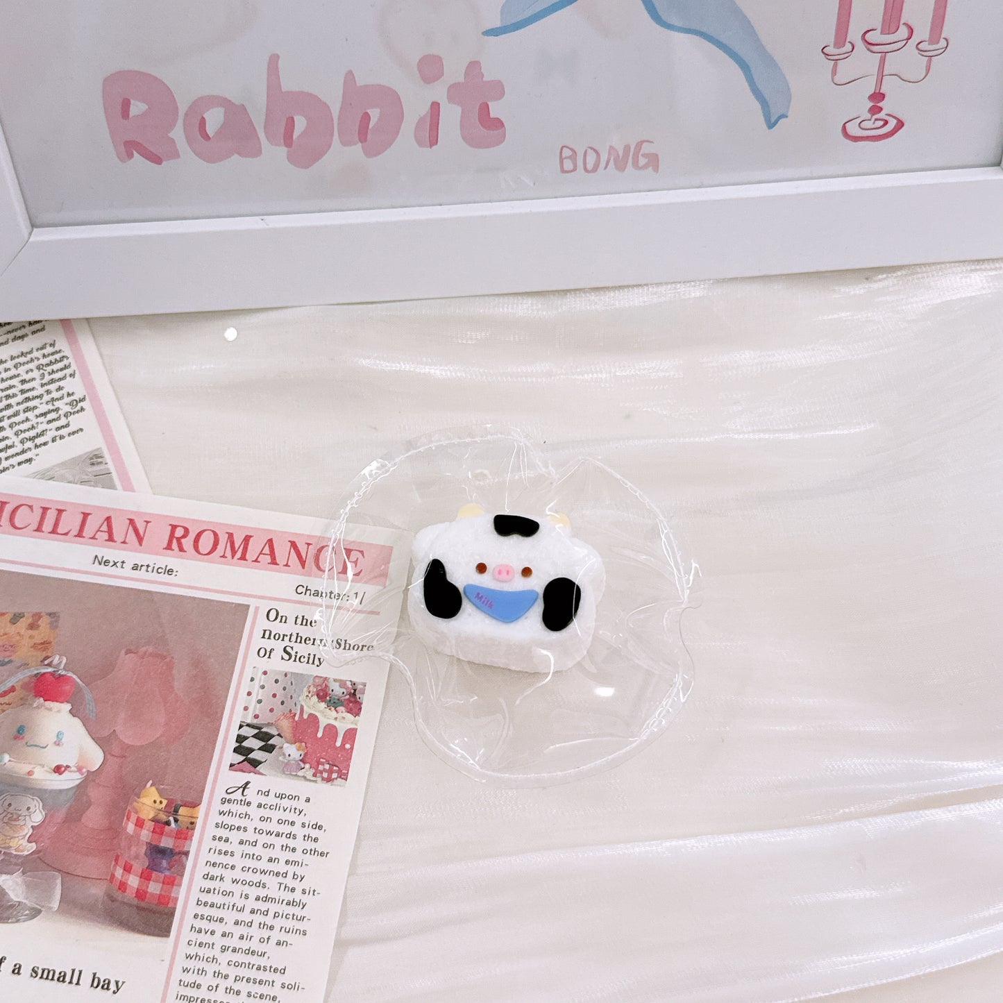 牛柄ミルク瓶 手作り精巧スクイーズ 食品グレードシリコン ストレス解消スローリバウンド トレンド玩具【全店5,000円以上で送料無料】